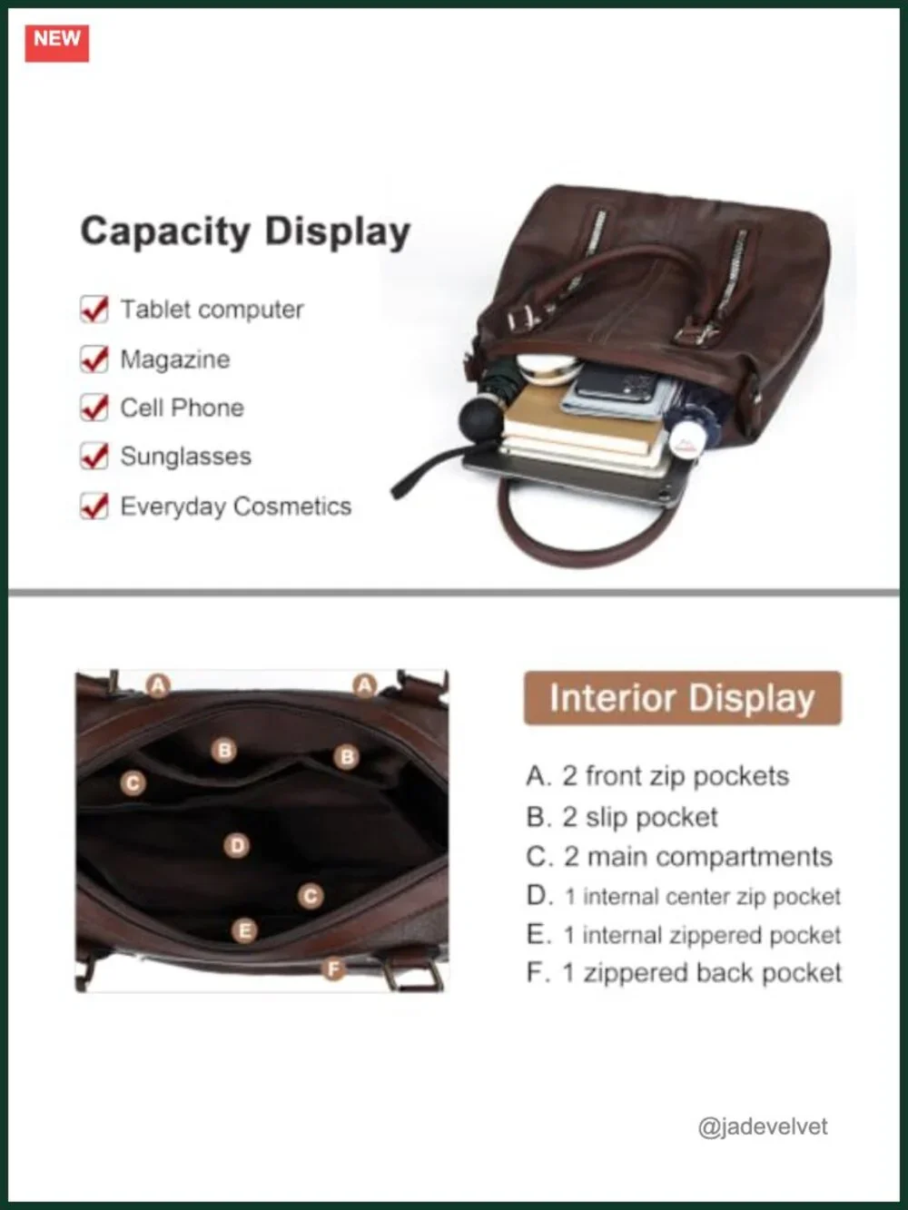 Large Hobo Satchel Purse for Women Shoulder Bags Vegan Leather